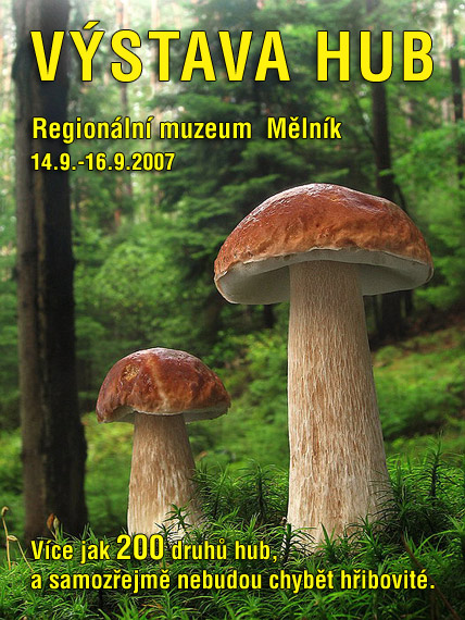 Výstava hub v Mělníku - 2011 (Regionalni muzeum)